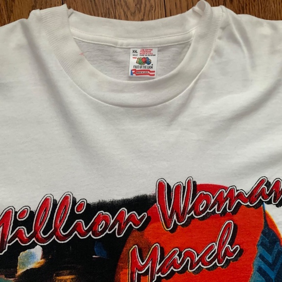 Vintage Million Woman March T Shirt (Size XXL) NWOT - Picture 2 of 3